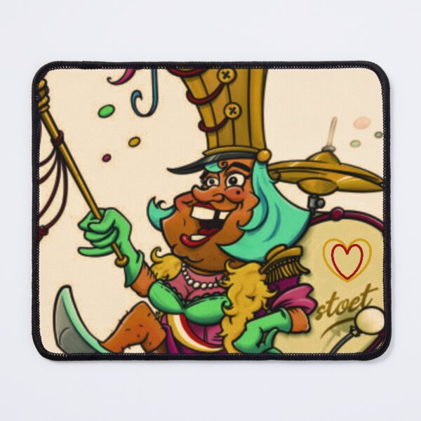 Item preview, Aalst Carnaval - Festive Carnival Jester Playing Drums With Colorful Costume and Confetti designed and sold by CreativeWorld96.