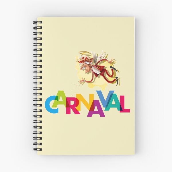 Item preview, De Keizer van Carnaval - Colorful Carnival Festival Illustration With Cartoon Angel Of Kamiel And Bold Multicolor Letters designed and sold by CreativeWorld96.