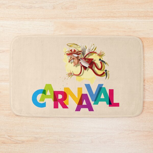 Item preview, De Keizer van Carnaval - Colorful Carnival Festival Illustration With Cartoon Angel Of Kamiel And Bold Multicolor Letters designed and sold by CreativeWorld96.