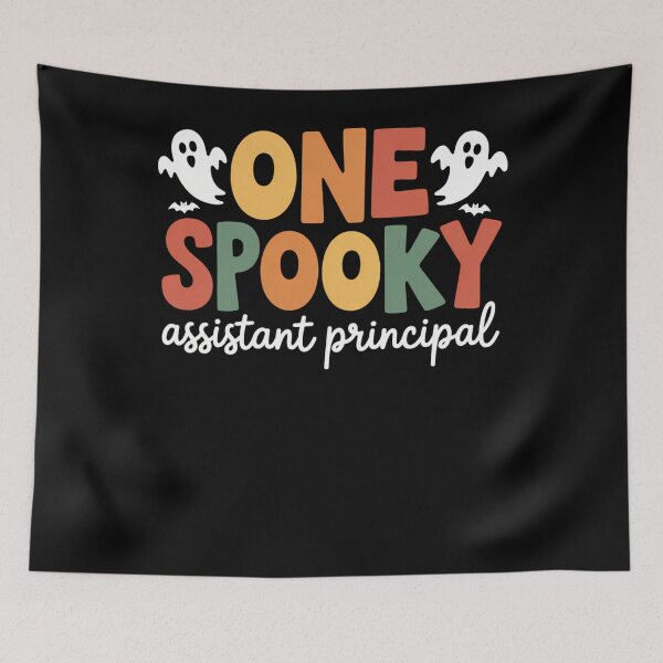 Item preview, One Spooky Assistant Principal Groovy Funny Ghost Halloween designed and sold by PeteHomenick.