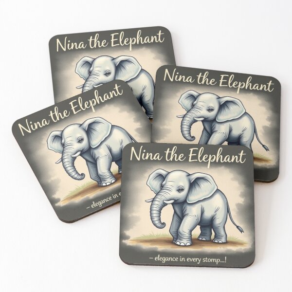 Item preview, Nina the Elephant – elegance in every stomp designed and sold by SSMC DREAM DESIGN.