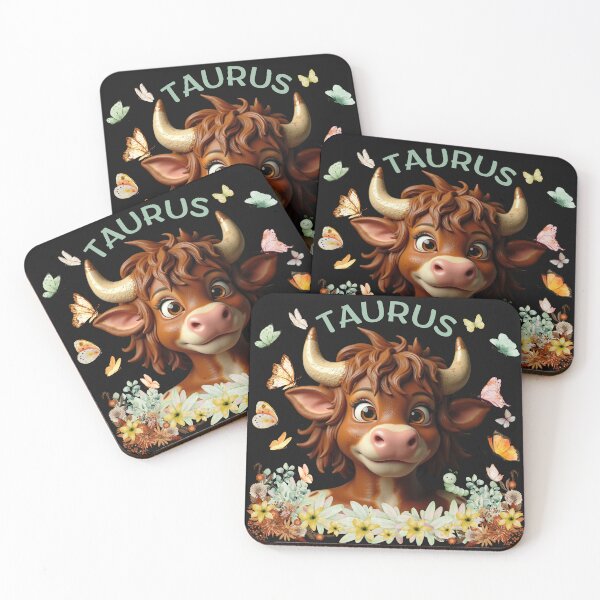 Item preview, Taurus Zodiac Sign - Floral Magic Design designed and sold by JuanaDesigns.