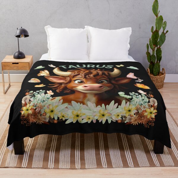 Item preview, Taurus Zodiac Sign - Floral Magic Design designed and sold by JuanaDesigns.