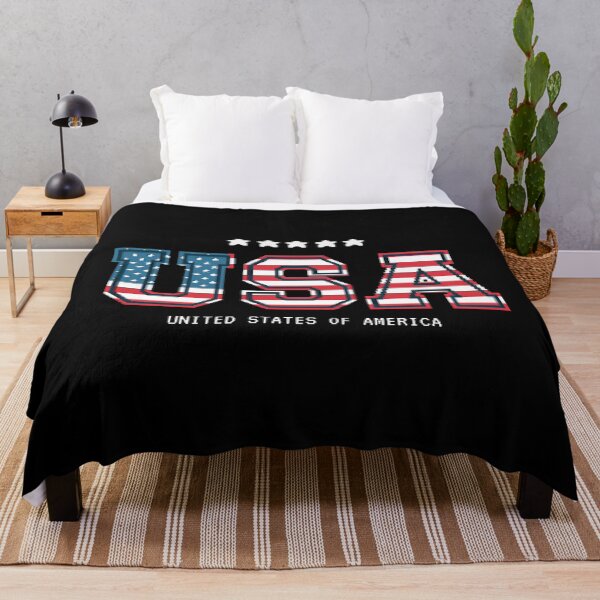 Item preview, USA American Flag - Pixel Art designed and sold by Pixel-States.