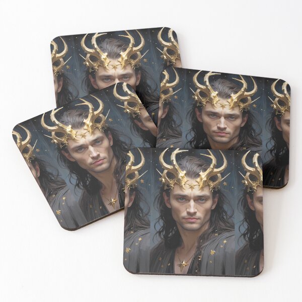 Item preview, King of the night, moon and stars designed and sold by vyrlook.
