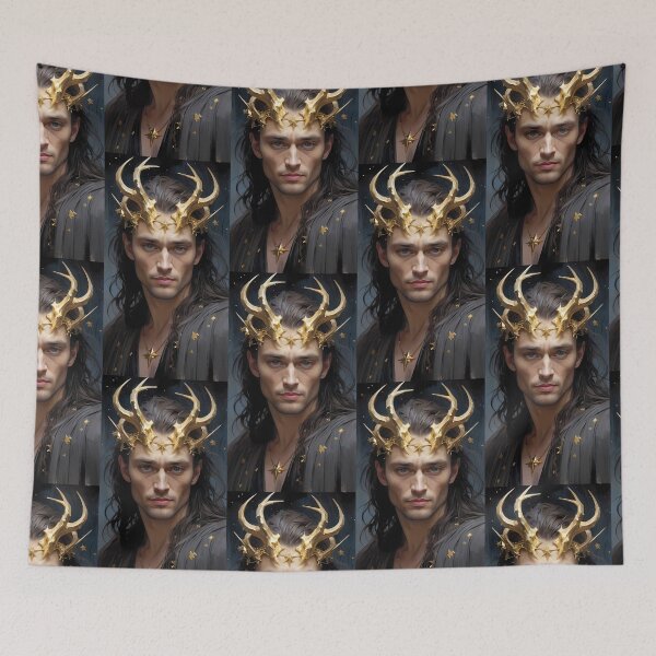 Item preview, King of the night, moon and stars designed and sold by vyrlook.