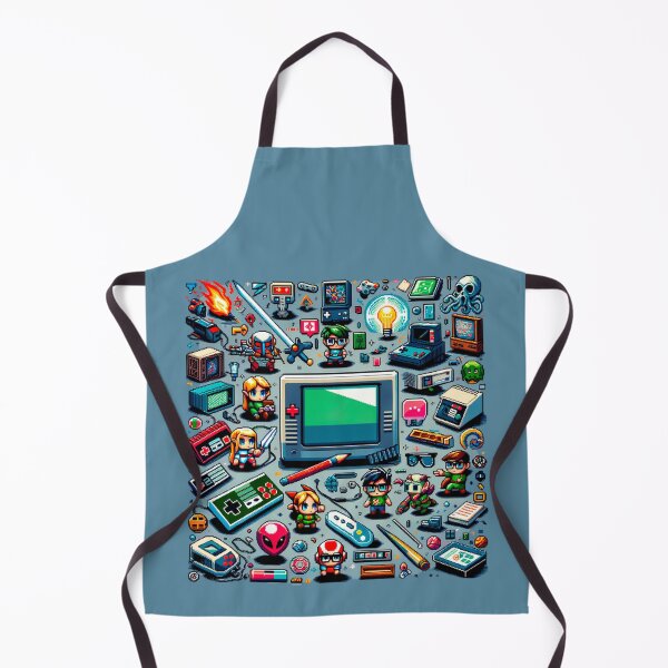 Item preview, Retro Gaming Pixel Art Collage designed and sold by SholoStudio.