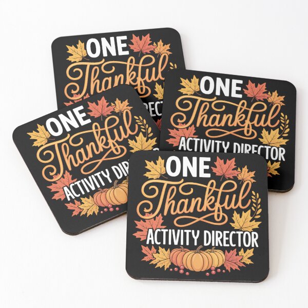 Item preview, One Thankful Activity Director Fall Autumn Thanksgiving designed and sold by PeteHomenick.