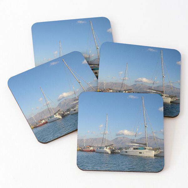 Item preview, Yachts in the Marina, Agios Nikolaos, Crete designed and sold by Kasia Design.