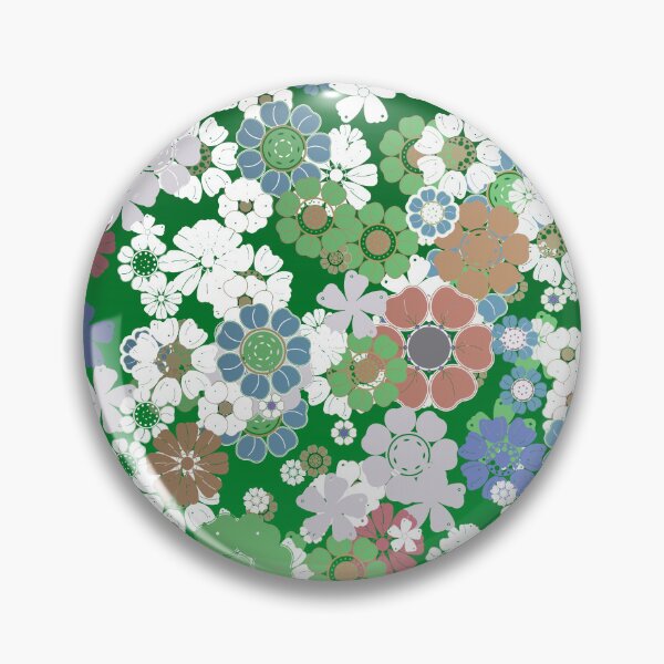 Item preview, Greenish circle of flowes designed and sold by AlbertoRuiZ.