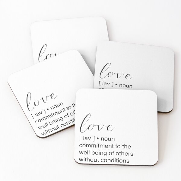 Item preview, Love definition black and white  designed and sold by dudaoliveira.art.