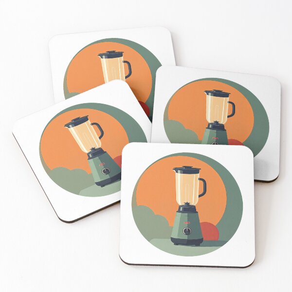 Item preview, Retro Kitchen Vibes: Stylized Blender Pop Art designed and sold by ForeverPrintsOK.