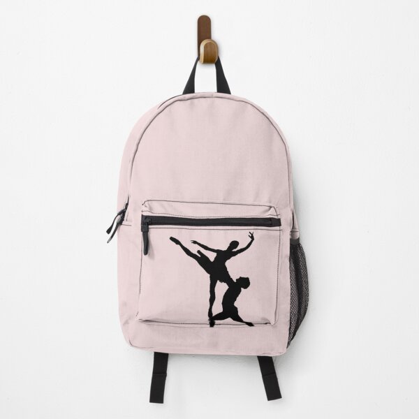 Item preview, Silhouette Of Two People Performing A Dynamic Partner Lift In Mid-Air Pose - Ballet designed and sold by CreativeWorld96.