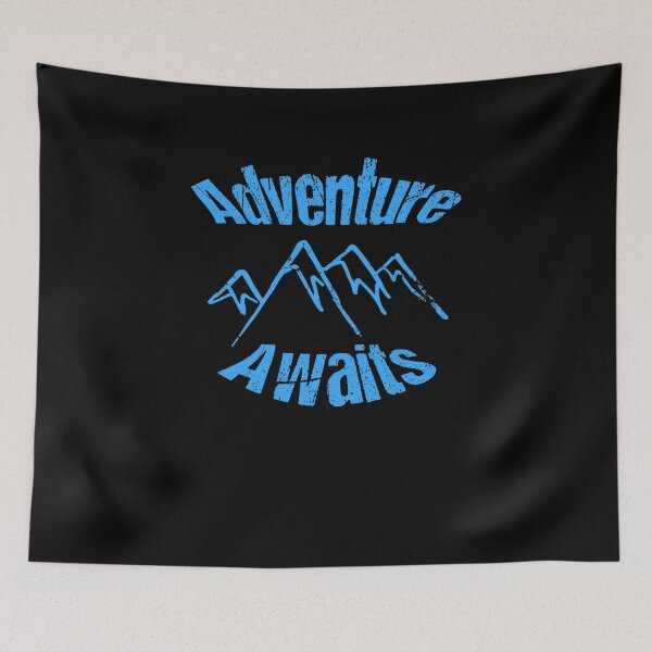Item preview, Adventure Awaits Blue Mountains Distressed Design designed and sold by LarkDesigns.