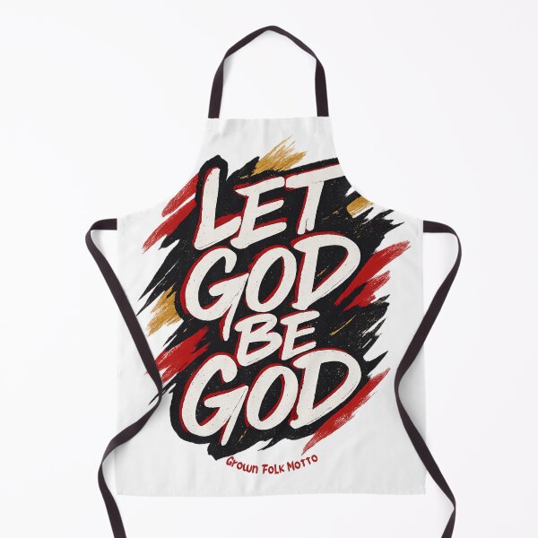 Artikelvorschau, Lass Gott Gott sein – Mutiges Graffiti-Design für den urbanen Glauben entworfen und verkauft von GrownFolkMotto.