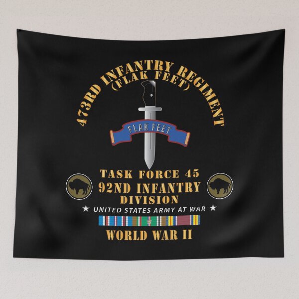 Item preview, Army - 473rd Infantry Regiment -  DUI - TF 45 - 92nd Infantry Division WWII SVC X 300 designed and sold by Military Insignia Products.