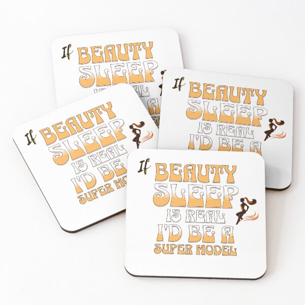 Item preview, If Beauty Sleep Is Real I’d Be a Supermodel – Funny Retro Quote Design for Women designed and sold by SoulThread Studio.