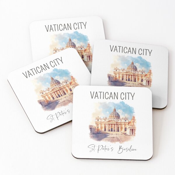 Item preview, Watercolor Design of St. Peter’s Basilica - Vatican City designed and sold by Sketch-Shack.