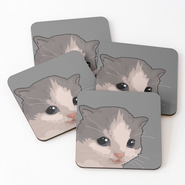 Item preview, Hehe meme kitten designed and sold by Claudia McQuilkin.