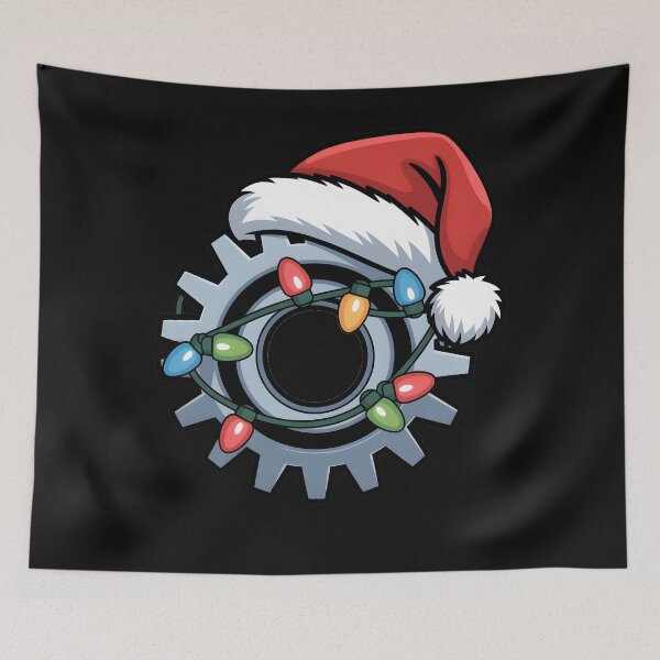 Item preview, Engineer Gear Christmas Santa Hat Xmas Lights Engineering designed and sold by clothesy7.