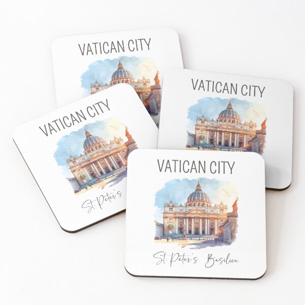 Item preview, Watercolor Design of St. Peter’s Basilica - Vatican City designed and sold by Sketch-Shack.