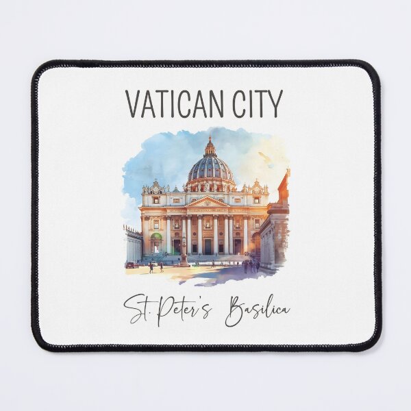 Item preview, Watercolor Design of St. Peter’s Basilica - Vatican City designed and sold by Sketch-Shack.