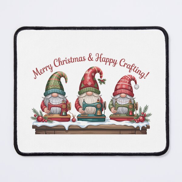 Item preview, Christmas Three Gomes Sewing Machine designed and sold by jkrphoto.