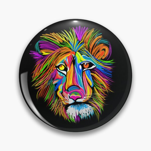 Item preview, lion drawing designed and sold by ArtCP.