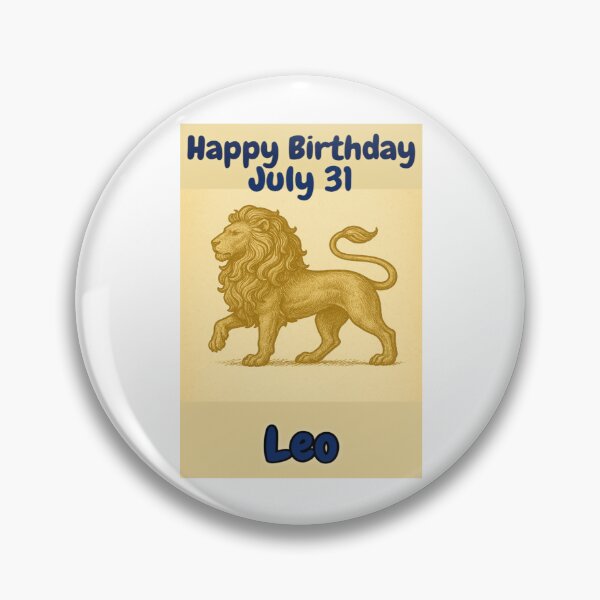 Item preview, Birthday Zodiac Sign – July 31 designed and sold by ariksworld.