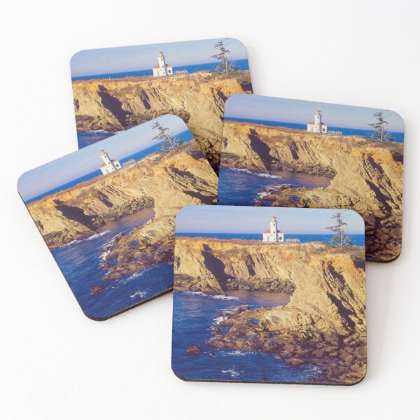 Item preview, Lighthouse Overlooking Rocky Coast designed and sold by jklune.