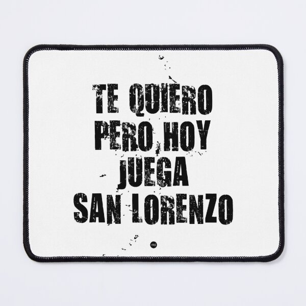 Item preview, I love you but today San Lorenzo (fc) is playing. designed and sold by XUSRedbubble.