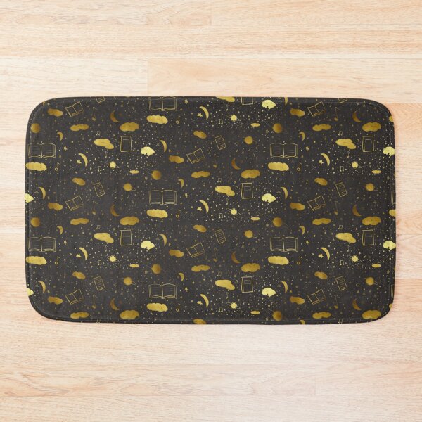Item preview, Bookish gold pattern designed and sold by RavenAMarie .