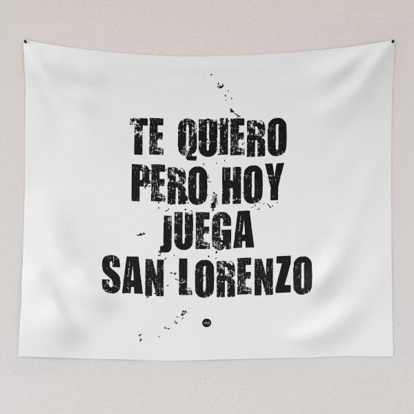 Item preview, I love you but today San Lorenzo (fc) is playing. designed and sold by XUSRedbubble.