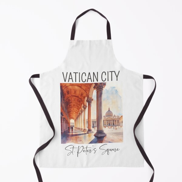Item preview, Watercolor Design of St. Peter’s Square - Vatican City designed and sold by Sketch-Shack.