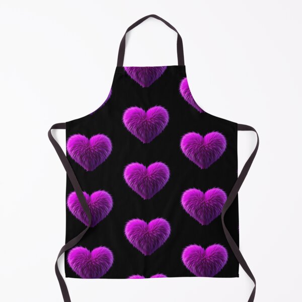 Item preview, Fluffy Purple Heart – Soft Texture and Electric Emotion designed and sold by PixelVibe782.