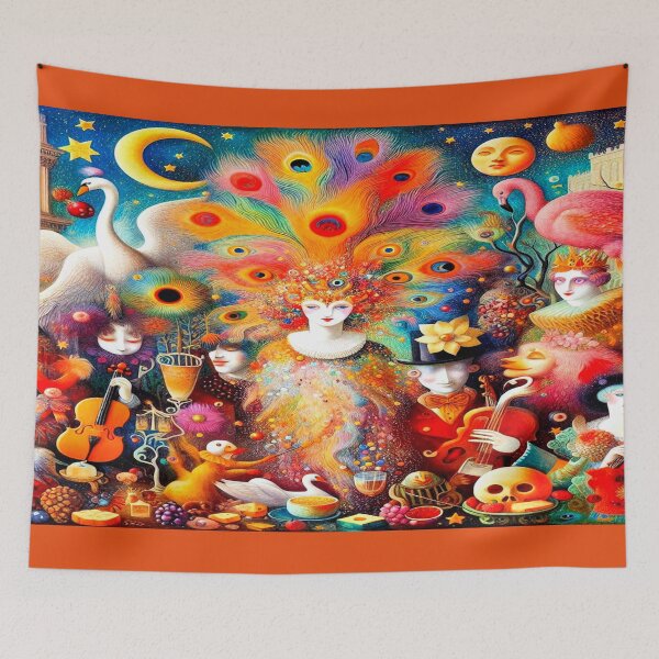 Item preview, The Celestial Masquerade – Surreal Assembly of Music and Myth designed and sold by daweave77.