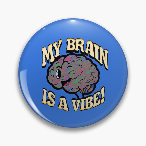 Item preview, My Brain is a Vibe designed and sold by Federation Skum Artz.