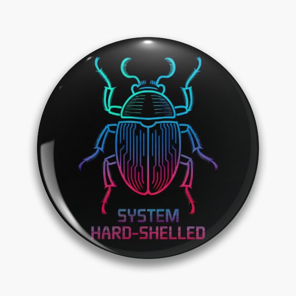Item preview, Glowing Tech Beetle in Neon Colors designed and sold by SplashTastic.