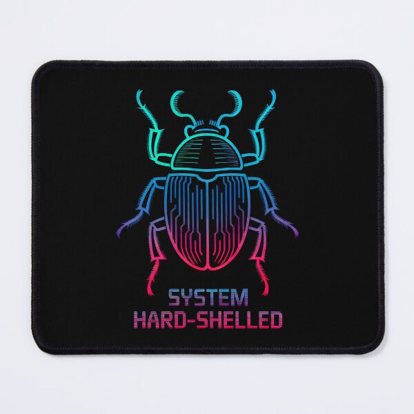 Item preview, Glowing Tech Beetle in Neon Colors designed and sold by SplashTastic.