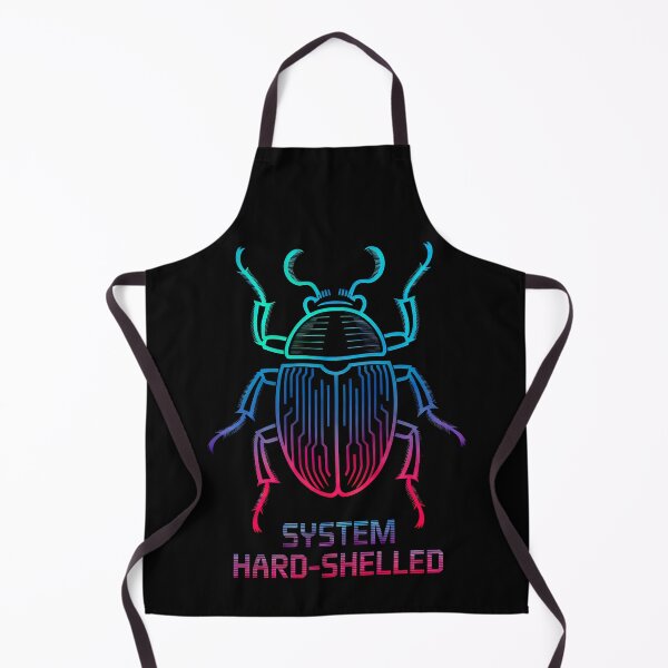 Item preview, Glowing Tech Beetle in Neon Colors designed and sold by SplashTastic.