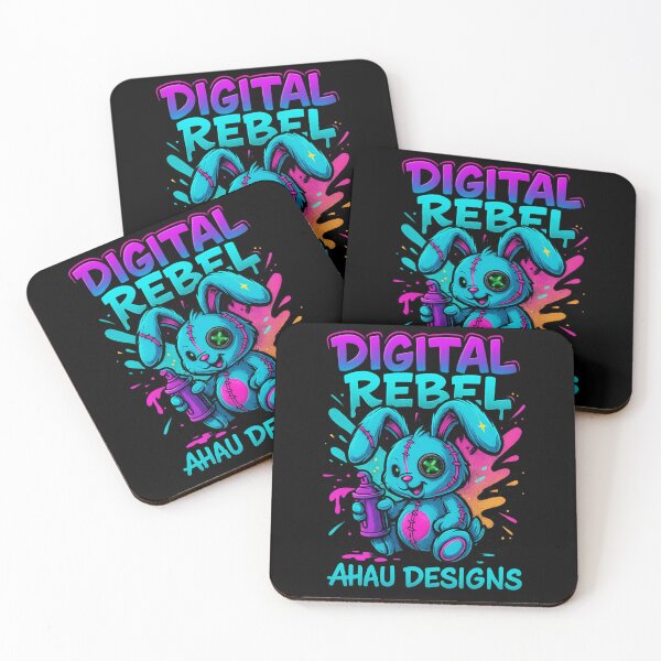 Item preview, Digital Rebel – Cyber Rabbit Graffiti / Ahau Designs designed and sold by Ahau Designs.