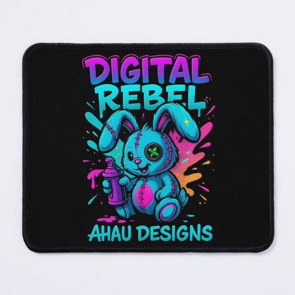 Item preview, Digital Rebel – Cyber Rabbit Graffiti / Ahau Designs designed and sold by Ahau Designs.