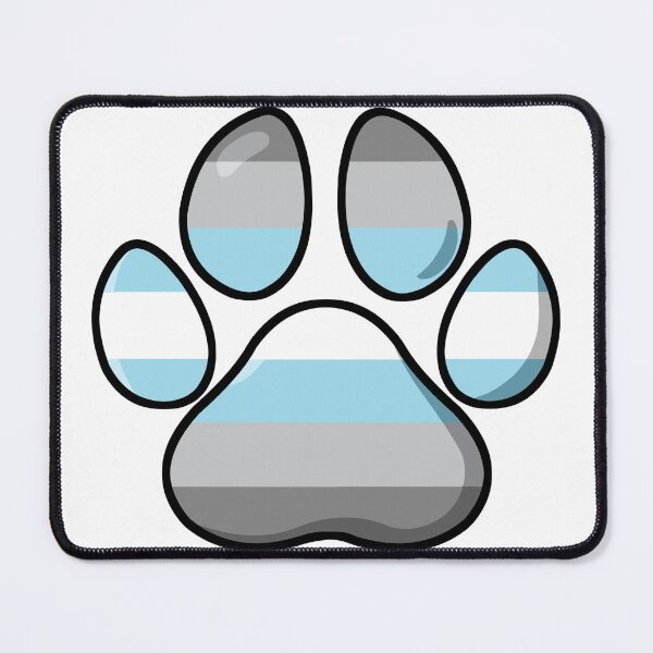 Item preview, pride - demiboy pawprint designed and sold by Official Legacy and Dameni Fan Art.