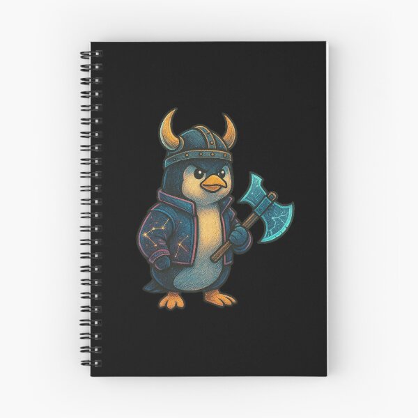 Item preview, Viking Penguin | Cute Warrior Bird Design | Adorable Norse Penguin with Horned Helmet & Battle Axe | Funny Nordic Animal Art | Kawaii Ice Viking designed and sold by OnPointOutfits.