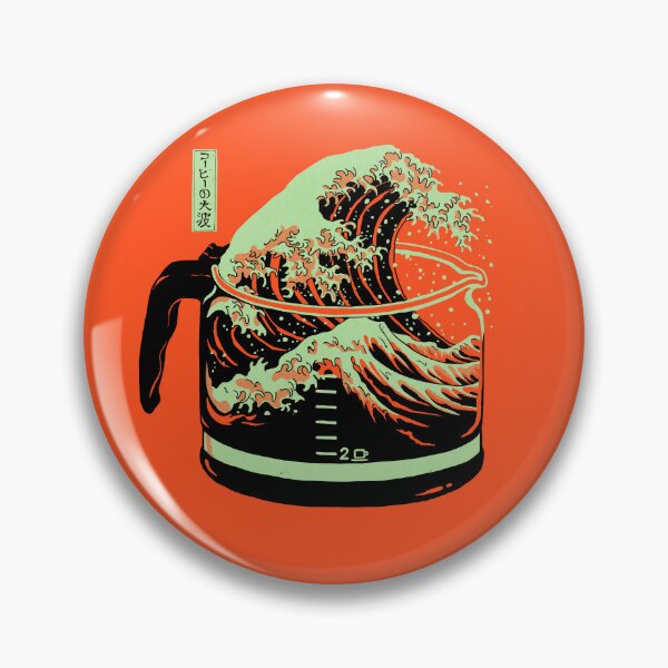Item preview, Great wave of coffee red variant designed and sold by Elan Harris.