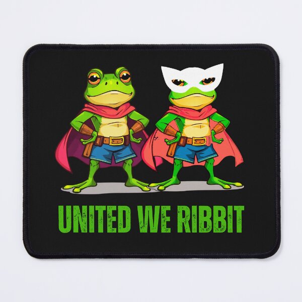 Item preview, United we ribbit free Portland Chicago DC Los Angeles  designed and sold by erozzz.