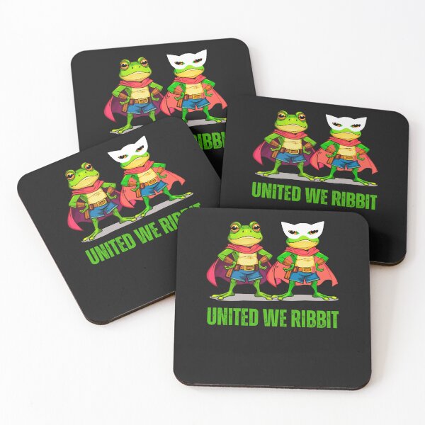 Item preview, United we ribbit free Portland Chicago DC Los Angeles  designed and sold by erozzz.