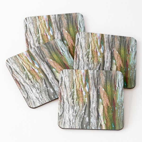 Item preview, Colorful Tree Bark – Abstract Texture of Nature designed and sold by Art-Arcade6.