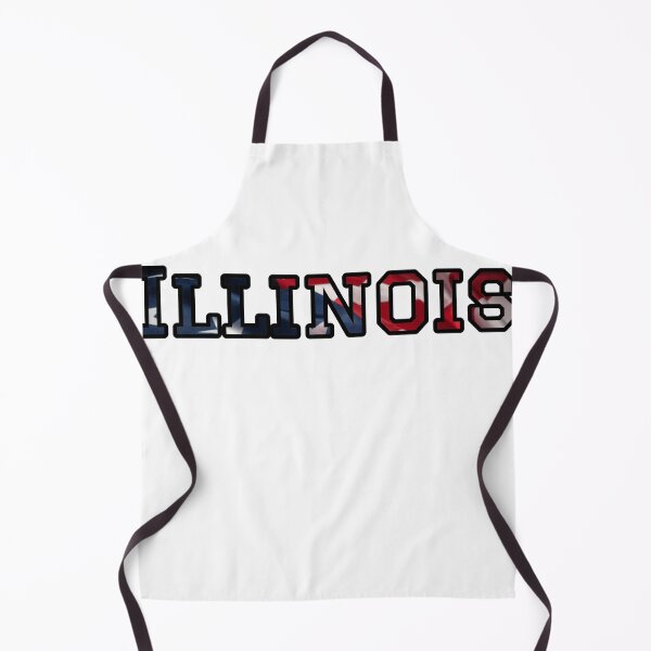 Item preview, Illinois USA Flag Typography – Patriotic American Pride Design designed and sold by Long Family Gifts.