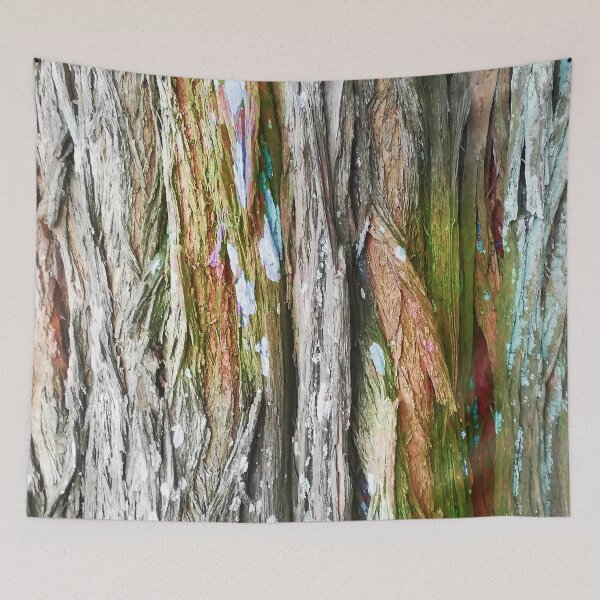 Item preview, Colorful Tree Bark – Abstract Texture of Nature designed and sold by Art-Arcade6.